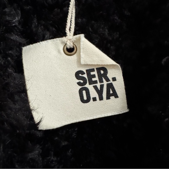 SER.O.YA Roxanne Vegan Leather Jacket NWT Large - Picture 7 of 16